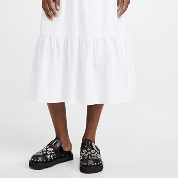 Anthropologie RAHI Poplin Tiered Midi Dress - Picture 9 of 9